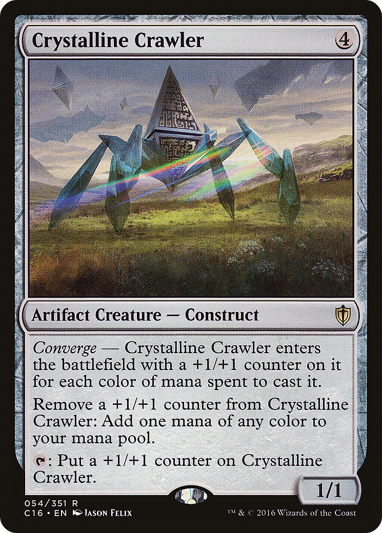 Crystalline Crawler (C16-054) - Commander 2016 - Premium MTG Single from Wizards of the Coast - Just $0.56! Shop now at Game Crave Tournament Store