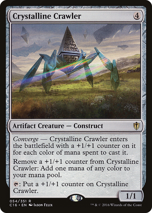 Crystalline Crawler (C16-054) - Commander 2016 - Premium MTG Single from Wizards of the Coast - Just $0.56! Shop now at Game Crave Tournament Store