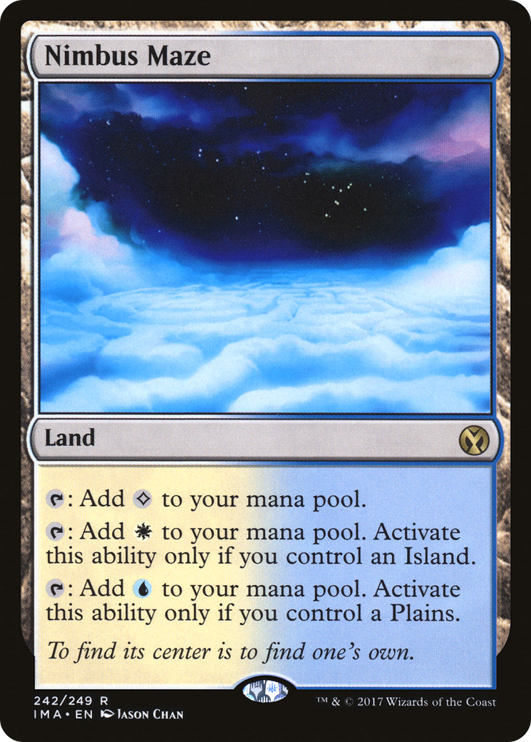 Nimbus Maze (IMA-242) - Iconic Masters - Premium MTG Single from Wizards of the Coast - Just $1.41! Shop now at Game Crave Tournament Store