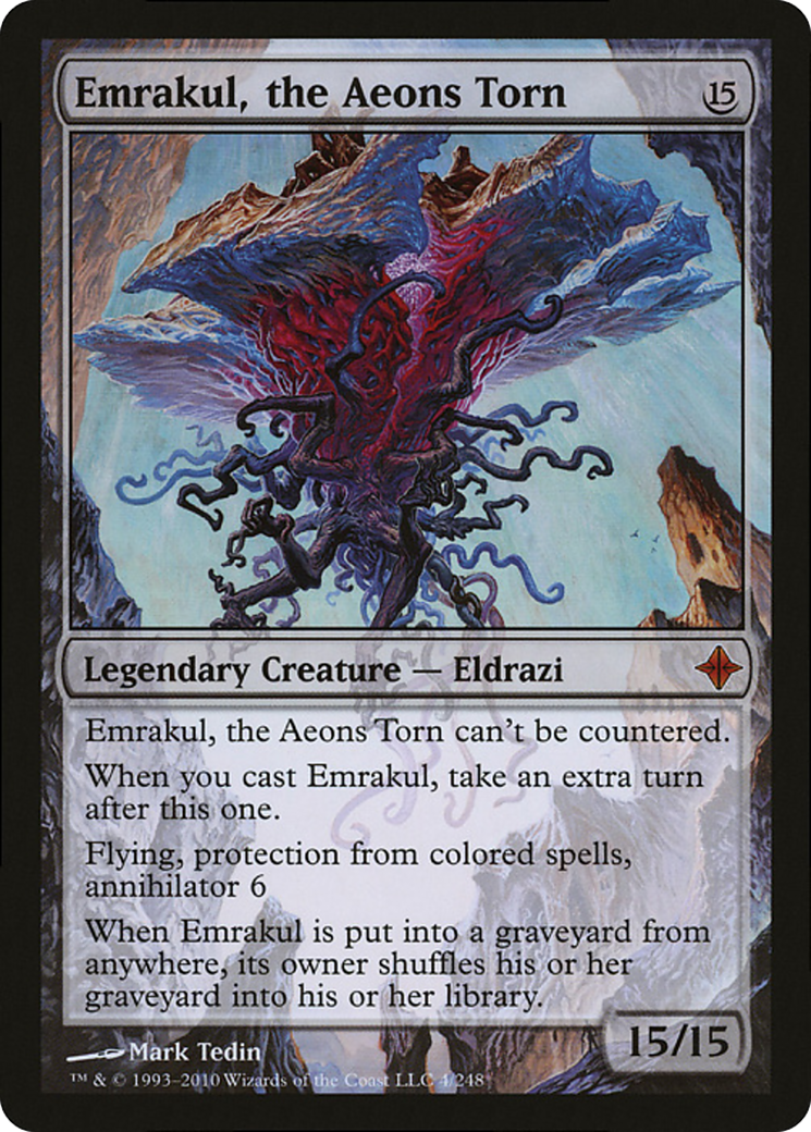 Emrakul, the Aeons Torn (P10-04★) - Magic Player Rewards 2010 - Premium MTG Single from Wizards of the Coast - Just $0! Shop now at Game Crave Tournament Store