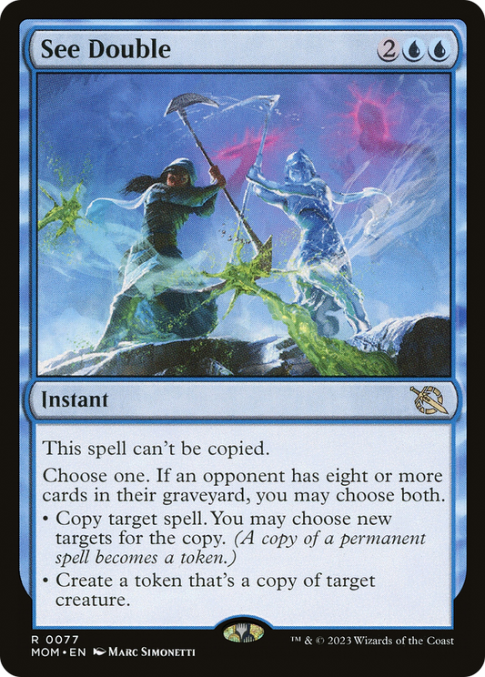 See Double (MOM-077) - March of the Machine - Premium MTG Single from Wizards of the Coast - Just $0.17! Shop now at Game Crave Tournament Store