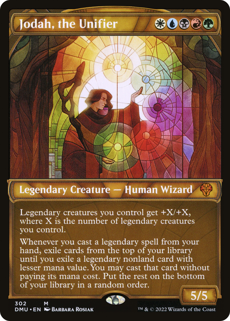 Jodah, the Unifier (DMU-302) - Dominaria United: (Showcase) Foil - Premium MTG Single from Wizards of the Coast - Just $2.39! Shop now at Game Crave Tournament Store