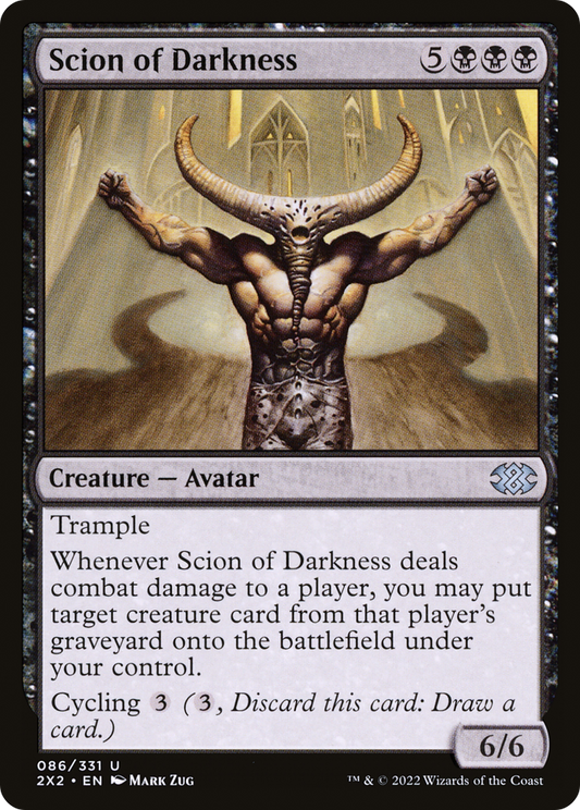 Scion of Darkness (2X2-086) - Double Masters 2022 - Premium MTG Single from Wizards of the Coast - Just $0.08! Shop now at Game Crave Tournament Store