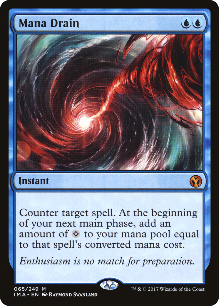 Mana Drain (IMA-065) - Iconic Masters - Premium MTG Single from Wizards of the Coast - Just $10.46! Shop now at Game Crave Tournament Store