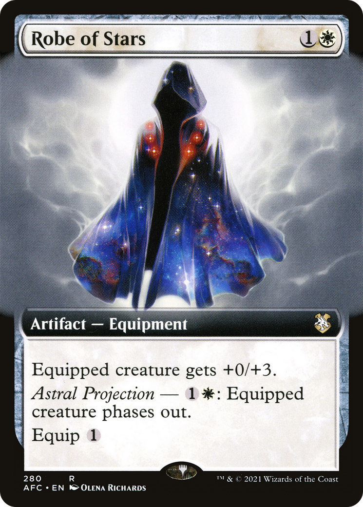 Robe of Stars (AFC-280) - Forgotten Realms Commander: (Extended Art) - Premium MTG Single from Wizards of the Coast - Just $12.94! Shop now at Game Crave Tournament Store