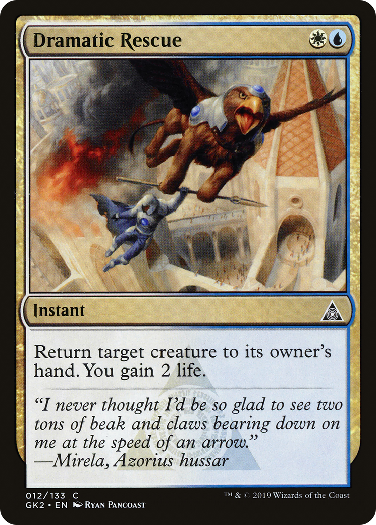 Dramatic Rescue (GK2-012) - RNA Guild Kit - Premium MTG Single from Wizards of the Coast - Just $0.25! Shop now at Game Crave Tournament Store