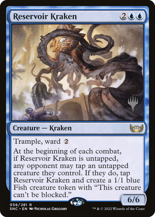 Reservoir Kraken (PSNC-56P) - Streets of New Capenna Promos Foil - Premium MTG Single from Wizards of the Coast - Just $0.08! Shop now at Game Crave Tournament Store