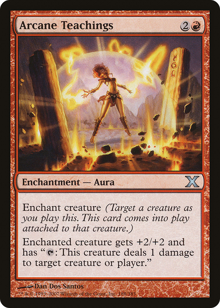 Arcane Teachings (10E-188) - Tenth Edition - Premium MTG Single from Wizards of the Coast - Just $0.25! Shop now at Game Crave Tournament Store