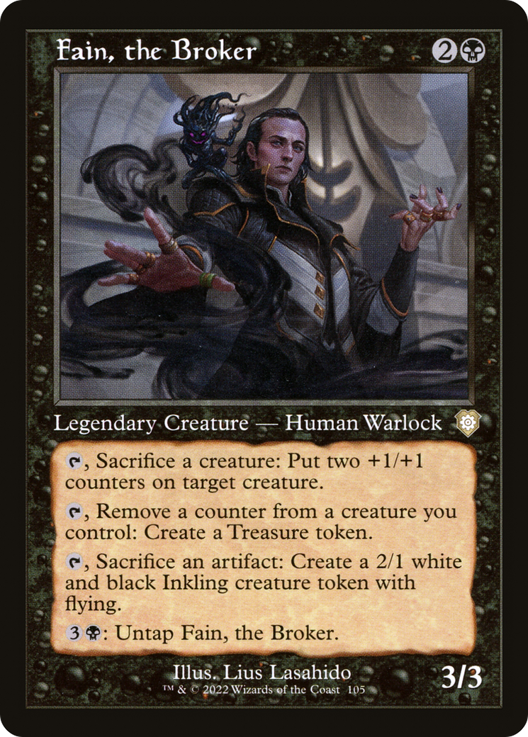 Fain, the Broker (BRC-105) - The Brothers' War Commander - Premium MTG Single from Wizards of the Coast - Just $0.08! Shop now at Game Crave Tournament Store