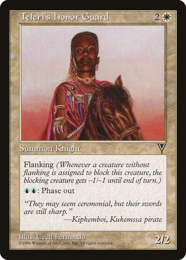 Teferi's Honor Guard (VIS-022) - Visions - Premium MTG Single from Wizards of the Coast - Just $0.25! Shop now at Game Crave Tournament Store