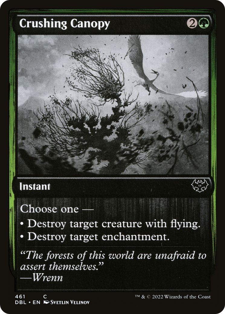 Crushing Canopy (DBL-461) - Innistrad: Double Feature - Premium MTG Single from Wizards of the Coast - Just $0.08! Shop now at Game Crave Tournament Store
