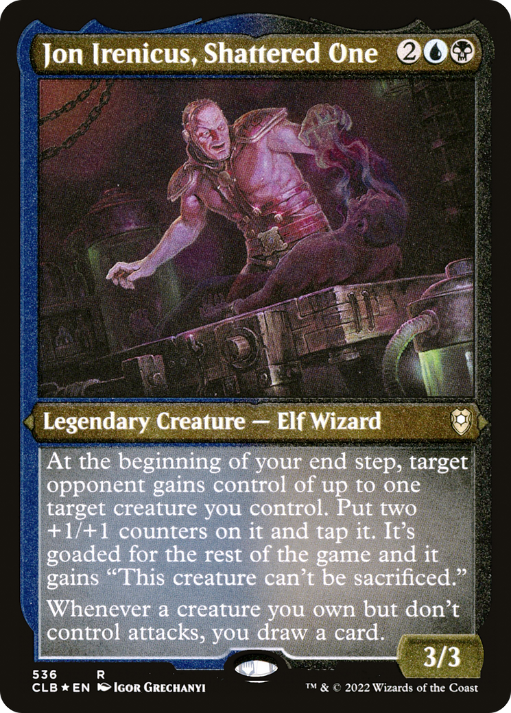 Jon Irenicus, Shattered One (CLB-536) - Commander Legends: Battle for Baldur's Gate Etched Foil - Premium MTG Single from Wizards of the Coast - Just $0.08! Shop now at Game Crave Tournament Store