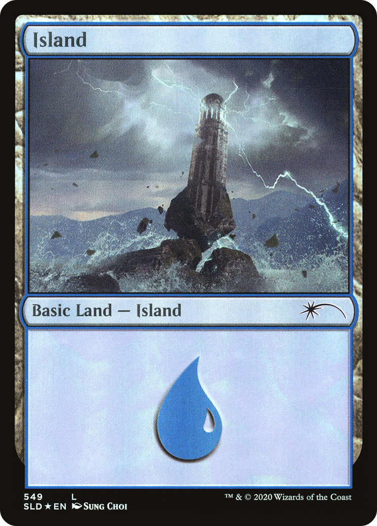 Island (SLD-549) - Secret Lair Drop Foil - Premium MTG Single from Wizards of the Coast - Just $0.16! Shop now at Game Crave Tournament Store