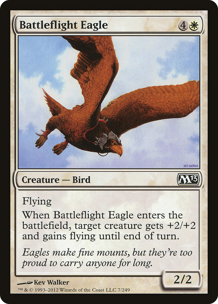 Battleflight Eagle (M13-007) - Magic 2013 - Premium MTG Single from Wizards of the Coast - Just $0.25! Shop now at Game Crave Tournament Store