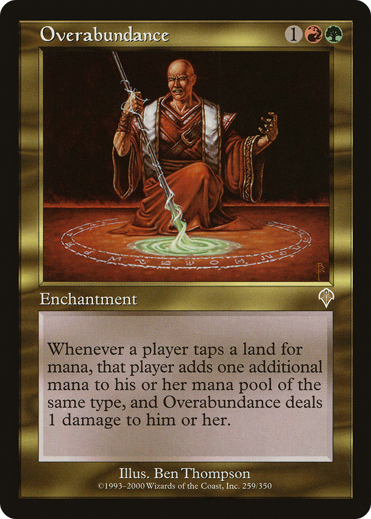Overabundance (INV-259) - Invasion Foil - Premium MTG Single from Wizards of the Coast - Just $5.86! Shop now at Game Crave Tournament Store