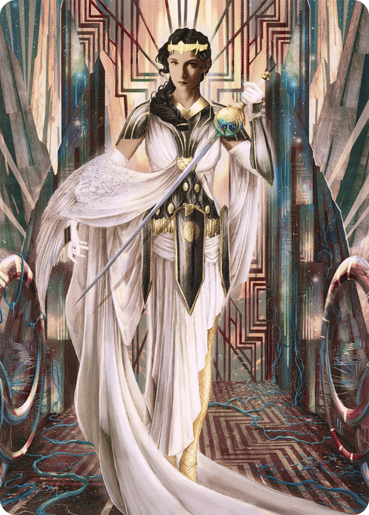Elspeth Resplendent // Elspeth Resplendent (ASNC-064) - New Capenna Art Series (Borderless) Foil - Premium MTG Single from Wizards of the Coast - Just $0! Shop now at Game Crave Tournament Store
