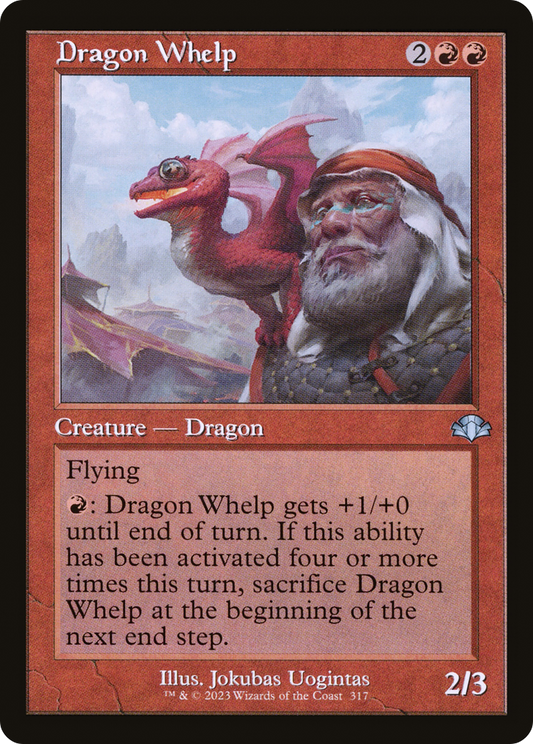 Dragon Whelp (DMR-317) - Dominaria Remastered Foil - Premium MTG Single from Wizards of the Coast - Just $0.25! Shop now at Game Crave Tournament Store