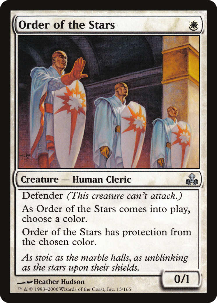 Order of the Stars (GPT-013) - Guildpact Foil - Premium MTG Single from Wizards of the Coast - Just $0.60! Shop now at Game Crave Tournament Store