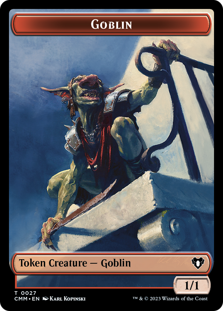 Goblin (TCMM-027) - Commander Masters Tokens - Premium MTG Single from Wizards of the Coast - Just $0! Shop now at Game Crave Tournament Store