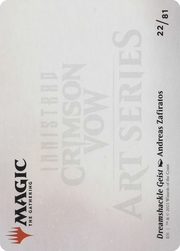 Dreamshackle Geist // Dreamshackle Geist (AVOW-022) - Crimson Vow Art Series (Borderless) - Premium MTG Single from Wizards of the Coast - Just $0! Shop now at Game Crave Tournament Store