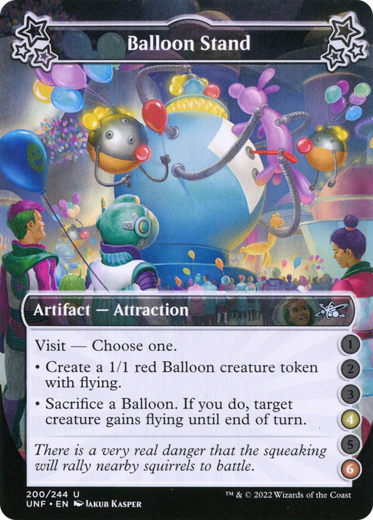 Balloon Stand (UNF-200C) - Unfinity - Premium MTG Single from Wizards of the Coast - Just $0.08! Shop now at Game Crave Tournament Store