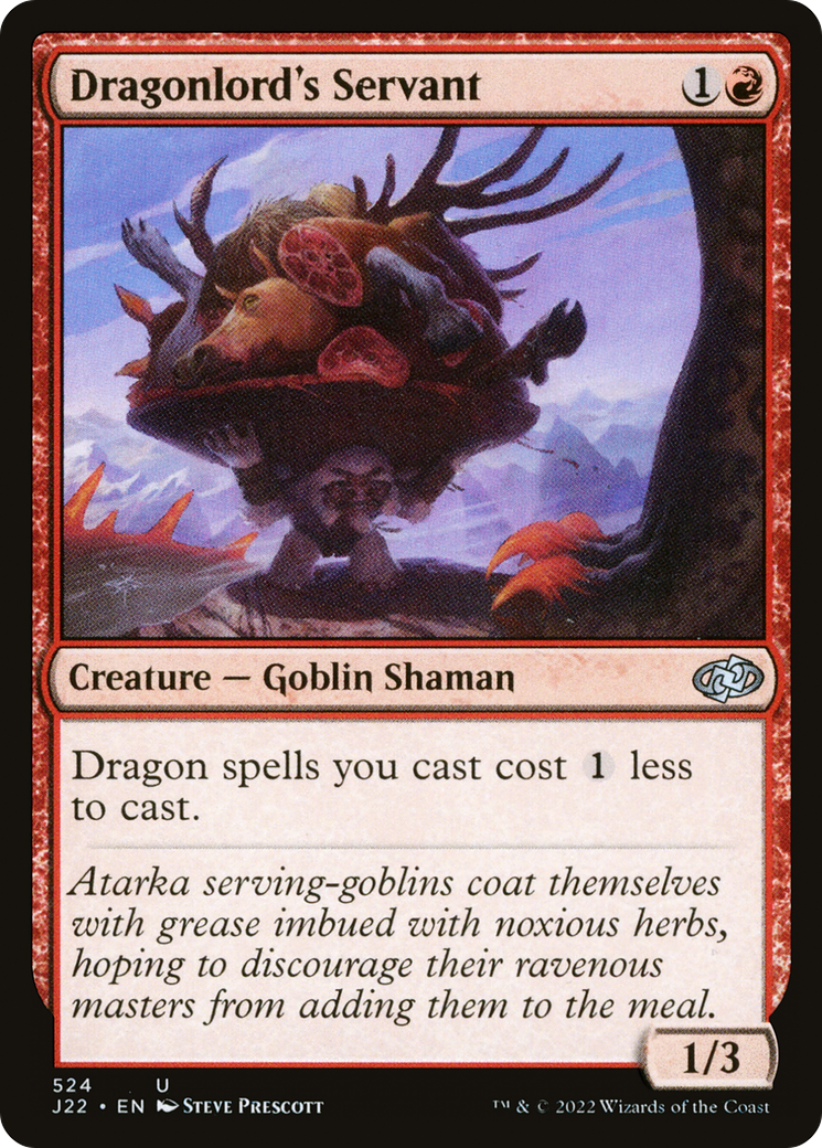 Dragonlord's Servant (J22-524) - Jumpstart 2022 - Premium MTG Single from Wizards of the Coast - Just $0.31! Shop now at Game Crave Tournament Store
