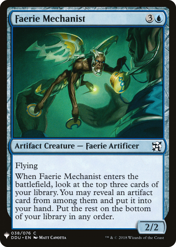 Faerie Mechanist (MB1-373) - Mystery Booster - Premium MTG Single from Wizards of the Coast - Just $0.08! Shop now at Game Crave Tournament Store