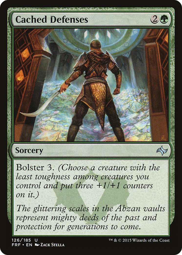 Cached Defenses (FRF-126) - Fate Reforged - Premium MTG Single from Wizards of the Coast - Just $0.08! Shop now at Game Crave Tournament Store