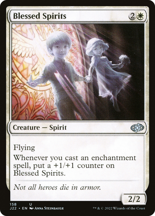 Blessed Spirits (J22-158) - Jumpstart 2022 - Premium MTG Single from Wizards of the Coast - Just $0.08! Shop now at Game Crave Tournament Store