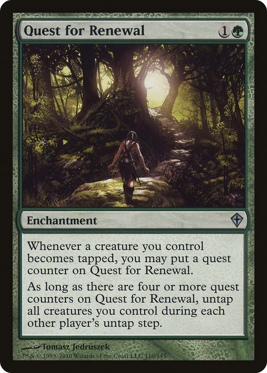 Quest for Renewal (WWK-110) - Worldwake - Premium MTG Single from Wizards of the Coast - Just $1.59! Shop now at Game Crave Tournament Store