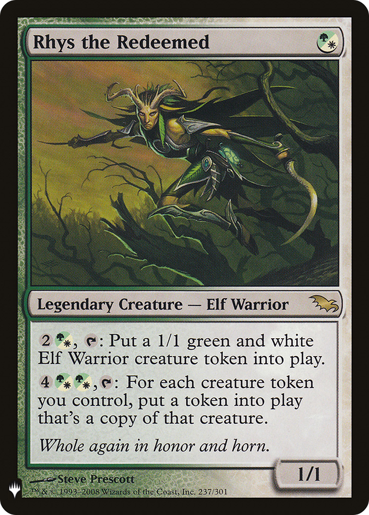 Rhys the Redeemed (MB1-1530) - Mystery Booster - Premium MTG Single from Wizards of the Coast - Just $5.32! Shop now at Game Crave Tournament Store
