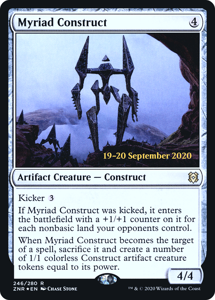 Myriad Construct (PZNR-246S) - Zendikar Rising Promos Foil - Premium MTG Single from Wizards of the Coast - Just $0.28! Shop now at Game Crave Tournament Store