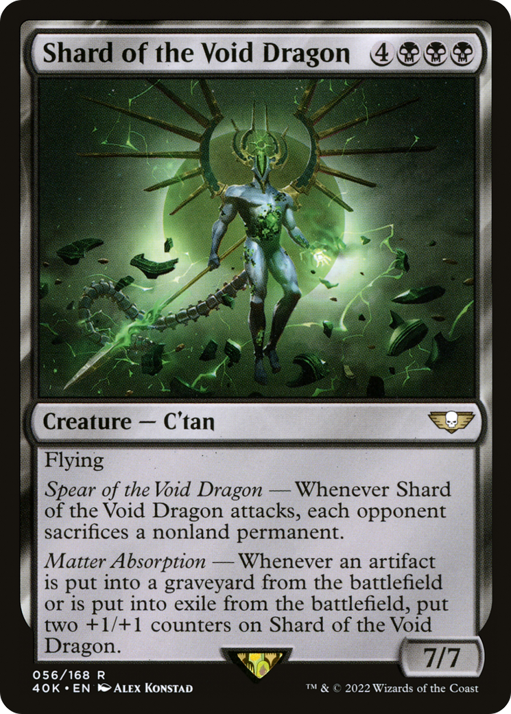 Shard of the Void Dragon (40K-056) - Warhammer 40,000 Commander - Premium MTG Single from Wizards of the Coast - Just $0.95! Shop now at Game Crave Tournament Store