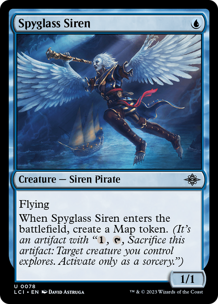 Spyglass Siren (LCI-078) - The Lost Caverns of Ixalan Foil - Premium MTG Single from Wizards of the Coast - Just $0.42! Shop now at Game Crave Tournament Store