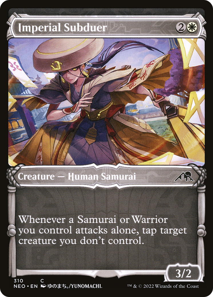 Imperial Subduer (NEO-310) - Kamigawa: Neon Dynasty: (Showcase) - Premium MTG Single from Wizards of the Coast - Just $0.08! Shop now at Game Crave Tournament Store