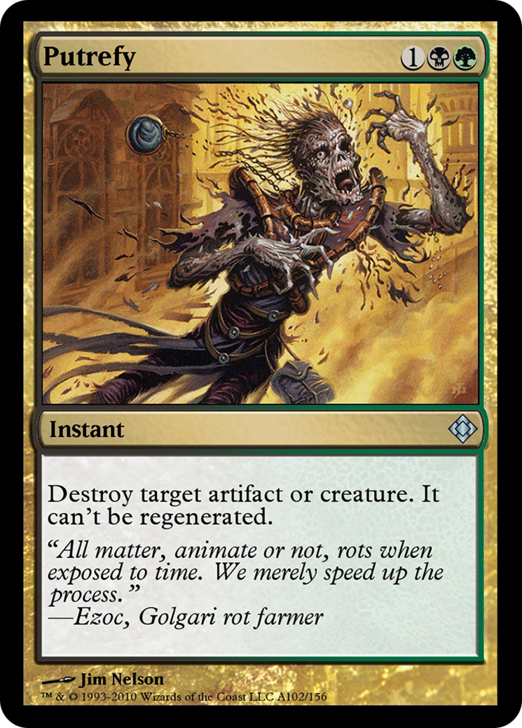 Putrefy (TD0-A102) - Magic Online Theme Decks - Premium MTG Single from Wizards of the Coast - Just $0! Shop now at Game Crave Tournament Store
