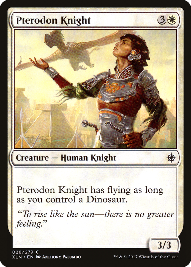 Pterodon Knight (XLN-028) - Ixalan Foil - Premium MTG Single from Wizards of the Coast - Just $0.08! Shop now at Game Crave Tournament Store