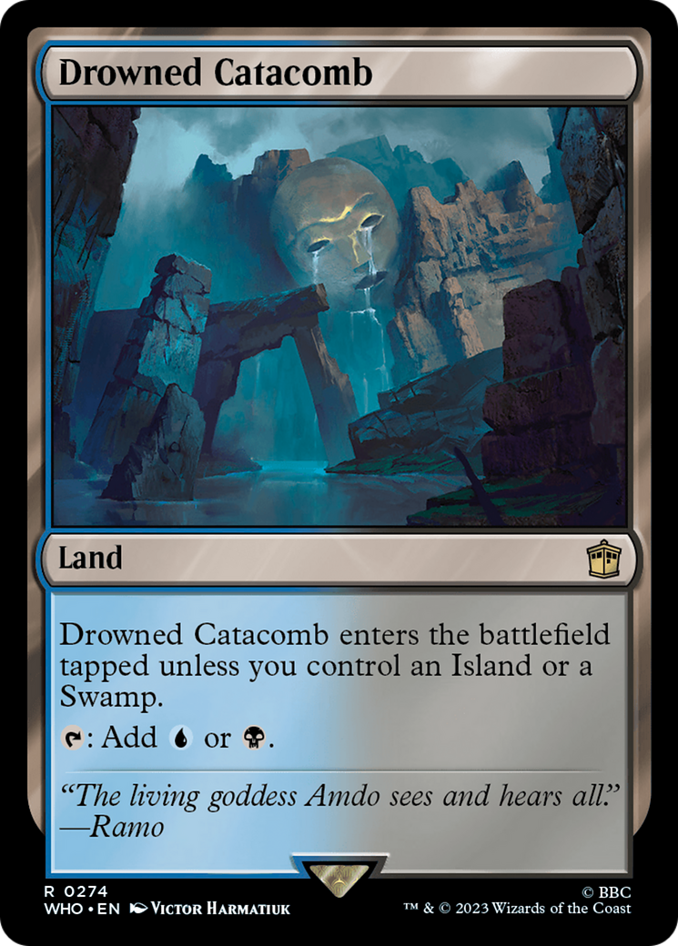 Drowned Catacomb (WHO-274) - Doctor Who - Premium MTG Single from Wizards of the Coast - Just $0.32! Shop now at Game Crave Tournament Store
