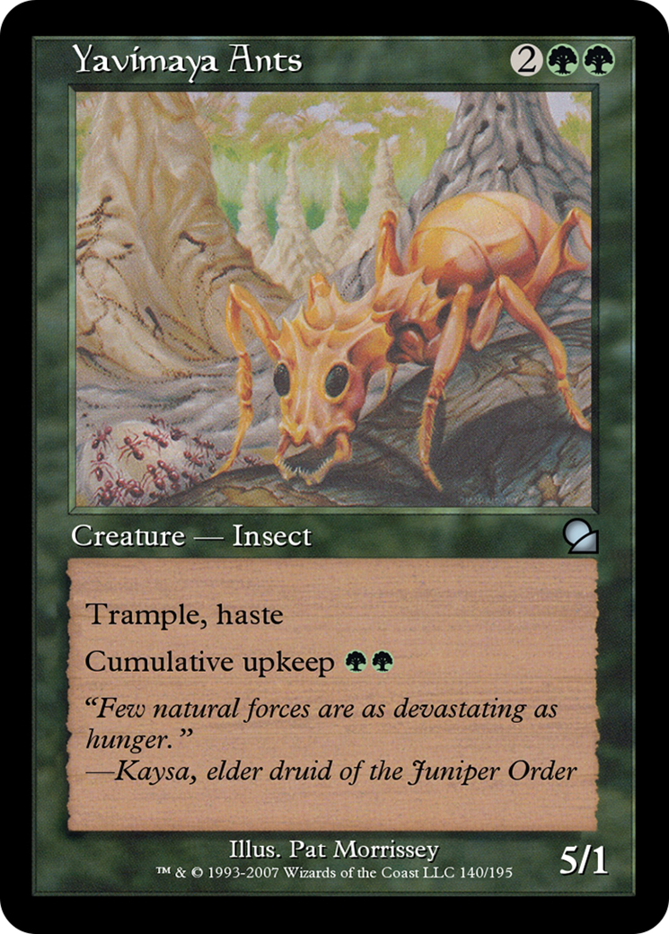 Yavimaya Ants (ME1-140) - Masters Edition - Premium MTG Single from Wizards of the Coast - Just $0! Shop now at Game Crave Tournament Store