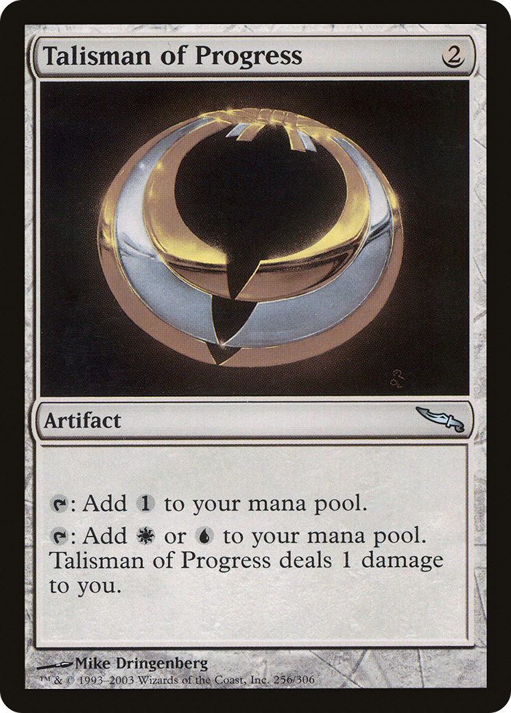 Talisman of Progress (MRD-256) - Mirrodin Foil - Premium MTG Single from Wizards of the Coast - Just $5.32! Shop now at Game Crave Tournament Store