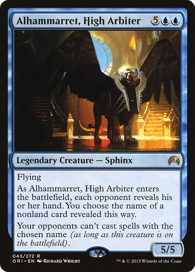 Alhammarret, High Arbiter (ORI-043) - Magic Origins - Premium MTG Single from Wizards of the Coast - Just $0.25! Shop now at Game Crave Tournament Store