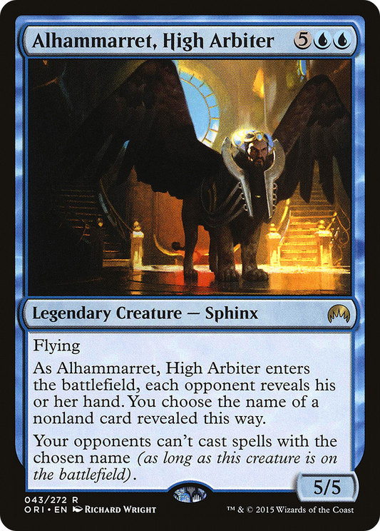 Alhammarret, High Arbiter (ORI-043) - Magic Origins - Premium MTG Single from Wizards of the Coast - Just $0.25! Shop now at Game Crave Tournament Store