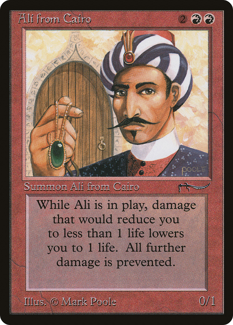Ali from Cairo (ARN-036) - Arabian Nights - Premium MTG Single from Wizards of the Coast - Just $306.65! Shop now at Game Crave Tournament Store