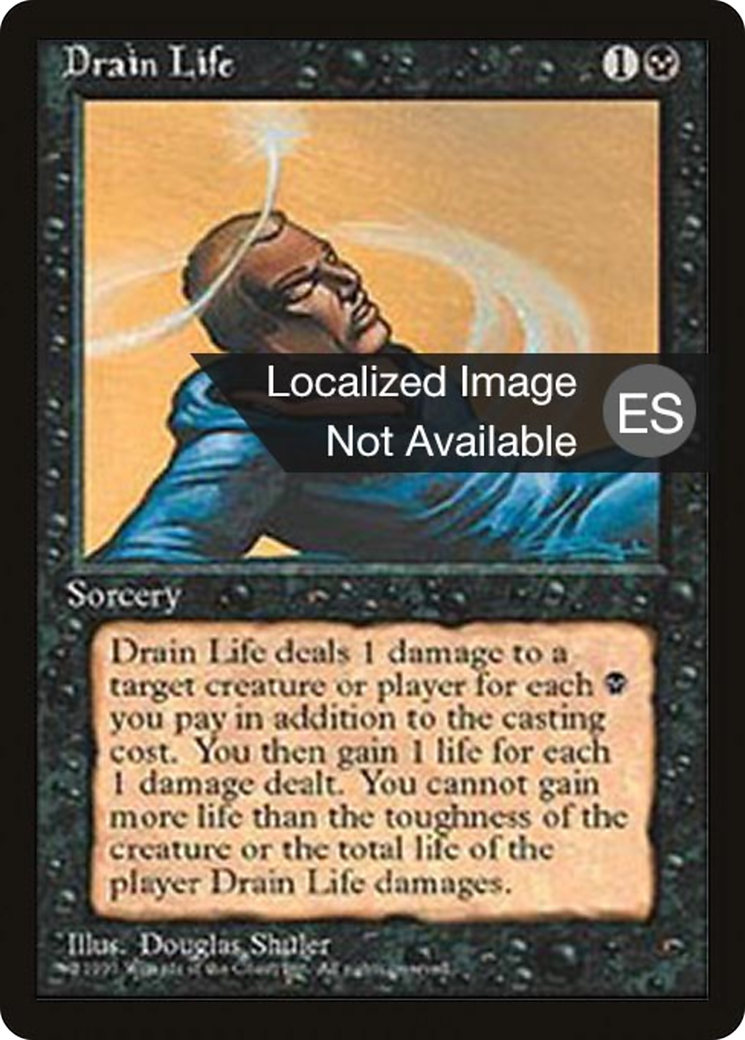 Drain Life (4BB-132) - Fourth Edition Foreign Black Border - Premium MTG Single from Wizards of the Coast - Just $2.72! Shop now at Game Crave Tournament Store