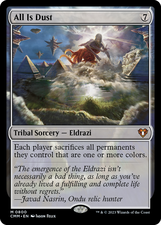 All Is Dust (CMM-800) - Commander Masters - Premium MTG Single from Wizards of the Coast - Just $0.90! Shop now at Game Crave Tournament Store