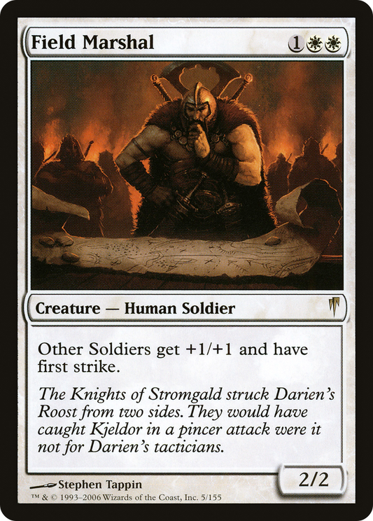 Field Marshal (CSP-005) - Coldsnap - Premium MTG Single from Wizards of the Coast - Just $1.78! Shop now at Game Crave Tournament Store