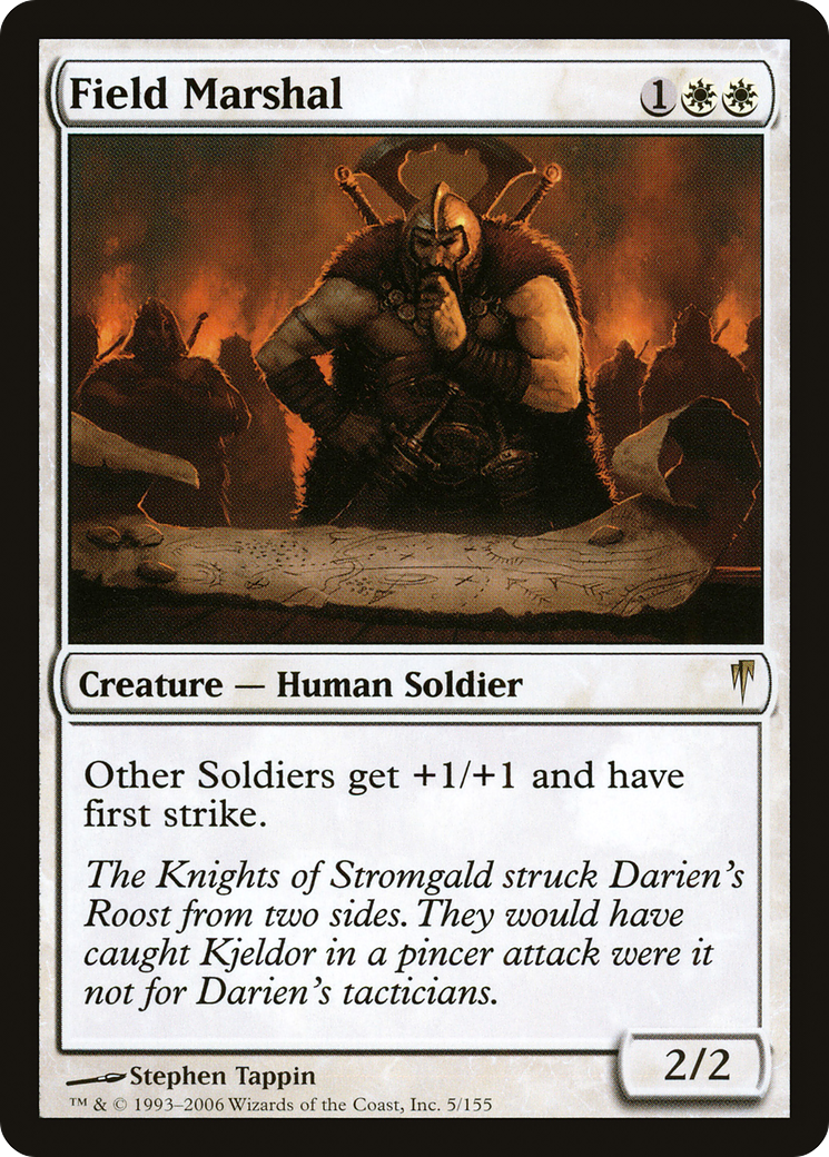 Field Marshal (CSP-005) - Coldsnap Foil - Premium MTG Single from Wizards of the Coast - Just $3.11! Shop now at Game Crave Tournament Store