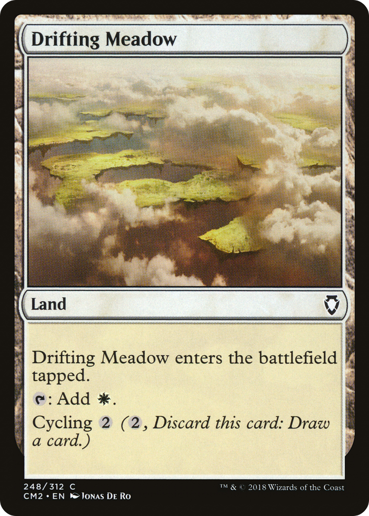 Drifting Meadow (CM2-248) - Commander Anthology Volume II - Premium MTG Single from Wizards of the Coast - Just $0.25! Shop now at Game Crave Tournament Store