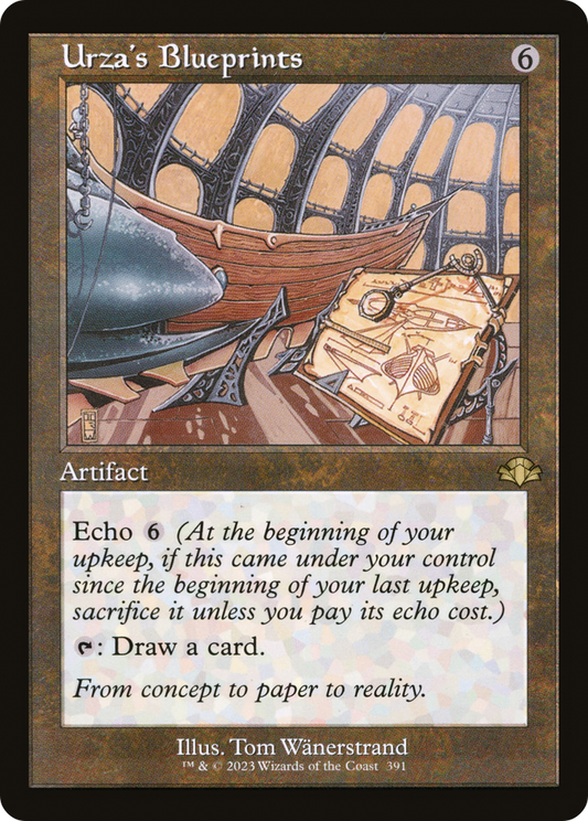 Urza's Blueprints (DMR-391) - Dominaria Remastered - Premium MTG Single from Wizards of the Coast - Just $0.08! Shop now at Game Crave Tournament Store