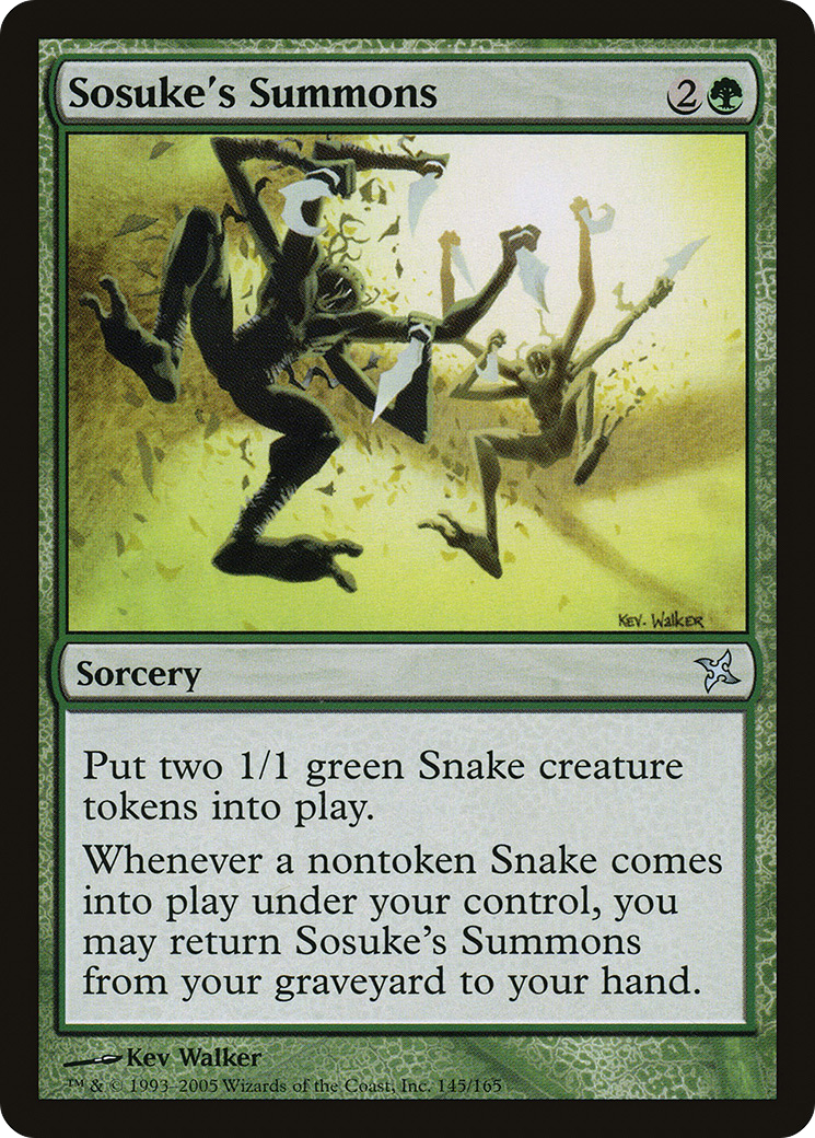 Sosuke's Summons (BOK-145) - Betrayers of Kamigawa Foil - Premium MTG Single from Wizards of the Coast - Just $1.01! Shop now at Game Crave Tournament Store